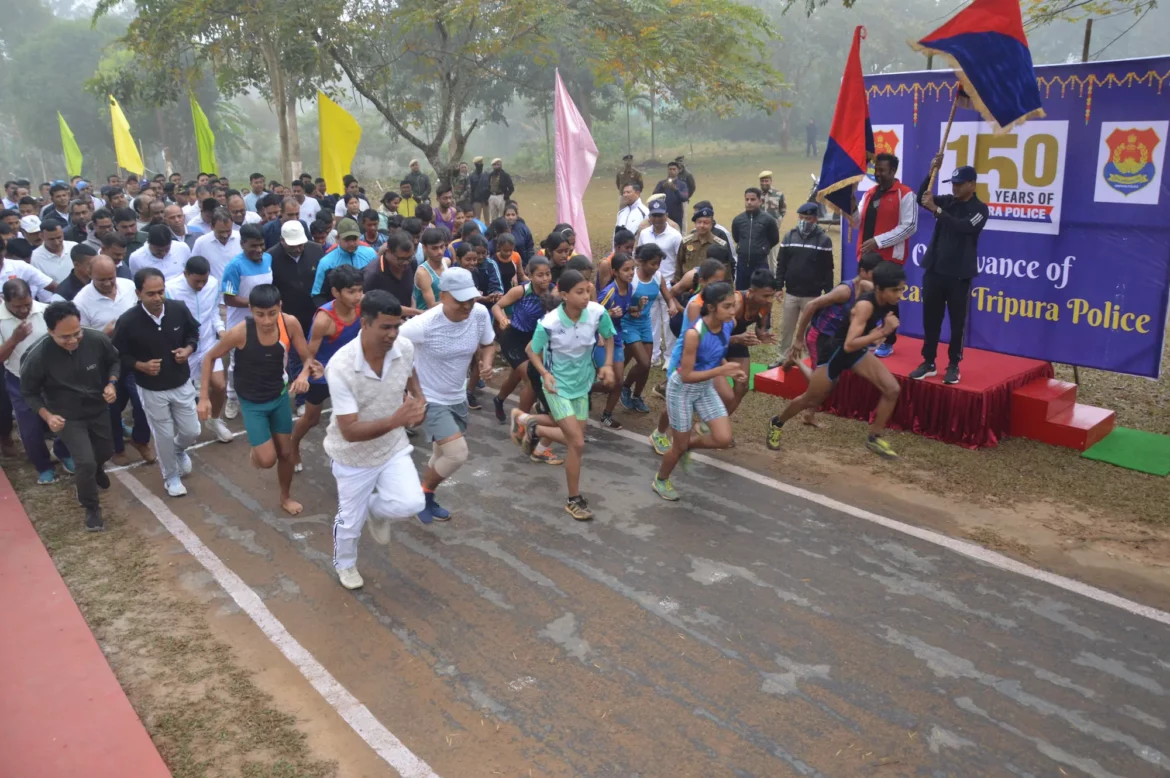 West_Tripura_District_Police_organized_a_rally_to_mark_150_years_of_Tripura_Police___5_