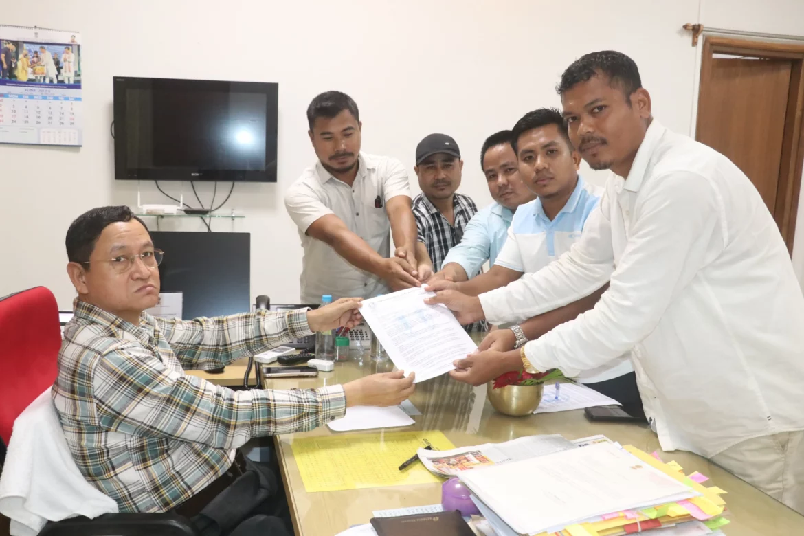 TSF submits a memorandum to secretary of Tripura Governor on various issues (4)