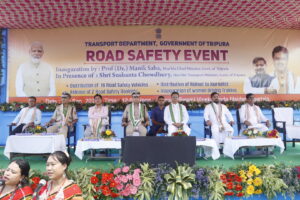 CM Dr Manik Saha inaugurated an event of Transport Department at Agartala 3