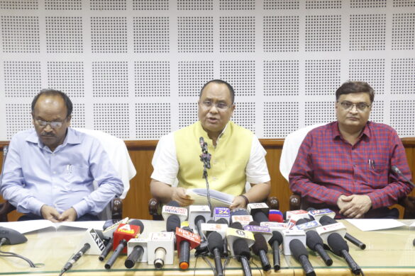 Minister Animesh Debbarma Press Meet at Mahakaran (5)