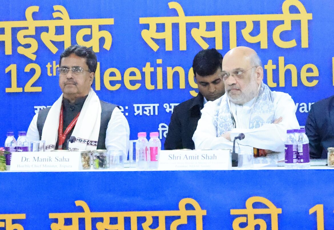 72nd Plenary Session of North East Council is being chaired by Union Home Minister Amit Shah at Pragna Bhavan (20)