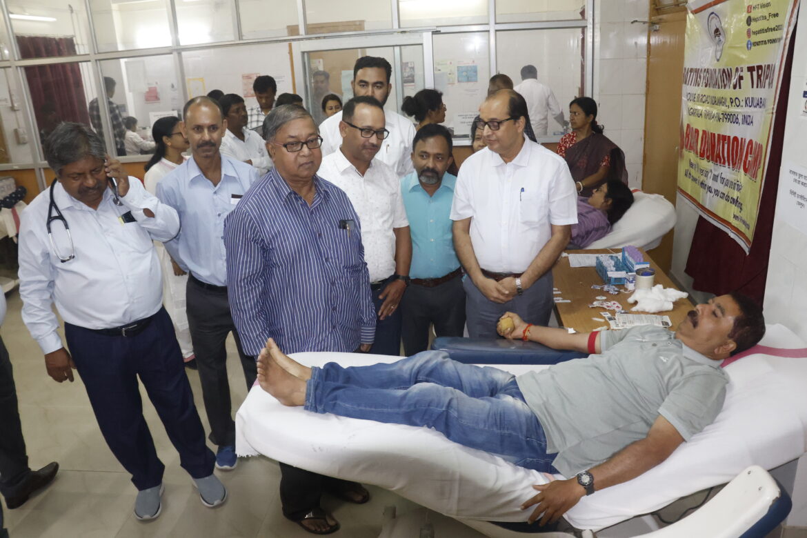 HFT organised blood donation camp at GB Pant Hospital, Agartala (5)
