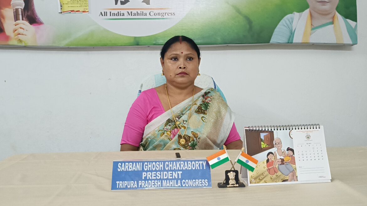 Mahila Congress Press Meet at Congress Bhavan (9)