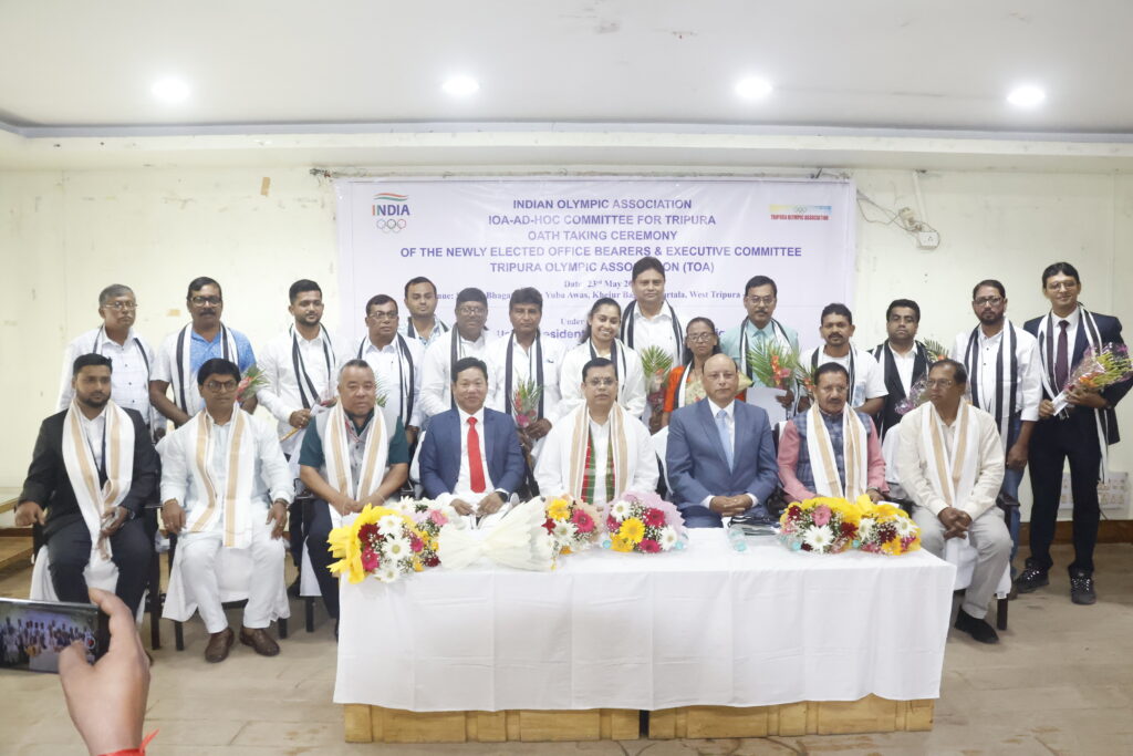 Tripura Olyampic Assocation New Committe Sapat Gahan Anustan 9