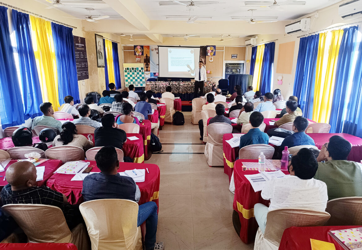 Chess coaching examination underway at Lion’s club Agartala (11)