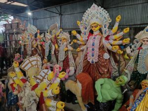 Murti Para Durga Murti Last Piparation at Agartala 11